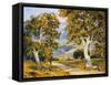 Sycamore Valley-Joane Cromwell-Framed Stretched Canvas