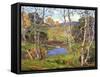 Sycamores-William Wendt-Framed Stretched Canvas