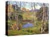 Sycamores-William Wendt-Stretched Canvas