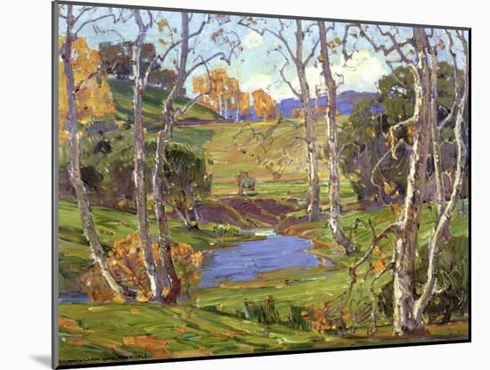 Sycamores-William Wendt-Mounted Art Print