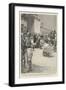 Syces on the Kasr-El-Nil Bridge, an Afternoon Scene in Cairo-null-Framed Giclee Print