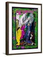 Syd Barrett (Pink Floyd) commemoration-Bob Masse-Framed Art Print