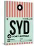 SYD Sydney Luggage Tag 1-NaxArt-Stretched Canvas