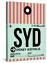 SYD Sydney Luggage Tag 1-NaxArt-Stretched Canvas