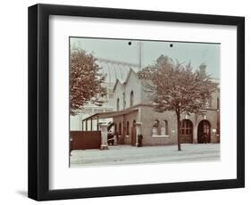 Sydenham Fire Station, Crystal Palace Parade, Lewisham, London, 1907-null-Framed Photographic Print