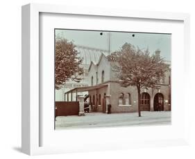 Sydenham Fire Station, Crystal Palace Parade, Lewisham, London, 1907-null-Framed Photographic Print