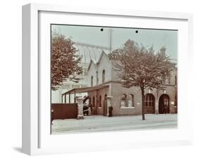 Sydenham Fire Station, Crystal Palace Parade, Lewisham, London, 1907-null-Framed Photographic Print