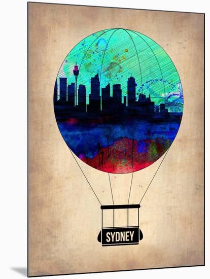 Sydney Air Balloon-NaxArt-Mounted Art Print