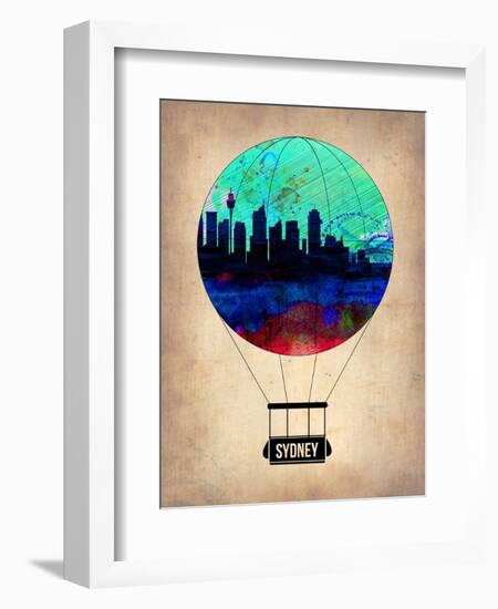 Sydney Air Balloon-NaxArt-Framed Art Print