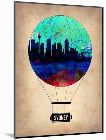 Sydney Air Balloon-NaxArt-Mounted Art Print