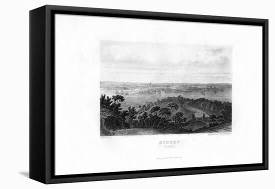 Sydney, Australia, 19th Century-Aubert-Framed Stretched Canvas