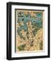 Sydney, Australia - Panoramic Map-Lantern Press-Framed Art Print