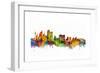 Sydney Australia Skyline-Michael Tompsett-Framed Premium Giclee Print