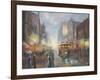 Sydney by Gaslight-John Bradley-Framed Premium Giclee Print