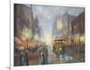 Sydney by Gaslight-John Bradley-Framed Giclee Print