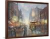 Sydney by Gaslight-John Bradley-Framed Giclee Print