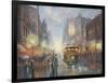 Sydney by Gaslight-John Bradley-Framed Giclee Print