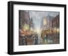 Sydney by Gaslight-John Bradley-Framed Giclee Print