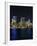 Sydney CBD at Night, Sydney Cove, Australia-David Wall-Framed Premium Photographic Print