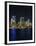 Sydney CBD at Night, Sydney Cove, Australia-David Wall-Framed Premium Photographic Print
