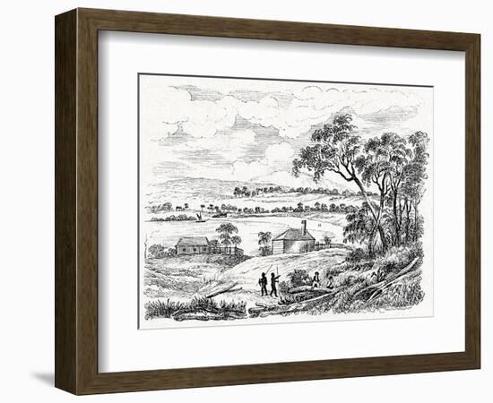 Sydney Cove, Australia, Circa 1790-CCI Archives-Framed Photographic Print