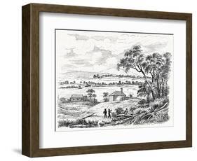 Sydney Cove, Australia, Circa 1790-CCI Archives-Framed Photographic Print