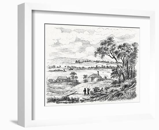 Sydney Cove, Australia, Circa 1790-CCI Archives-Framed Photographic Print