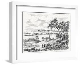 Sydney Cove, Australia, Circa 1790-CCI Archives-Framed Photographic Print