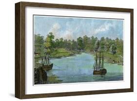 Sydney Cove, New South Wales, Australia, 20 August 1788-John Hunter-Framed Giclee Print