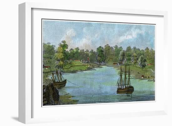 Sydney Cove, New South Wales, Australia, 20 August 1788-John Hunter-Framed Giclee Print