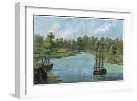 Sydney Cove, New South Wales, Australia, 20 August 1788-John Hunter-Framed Giclee Print