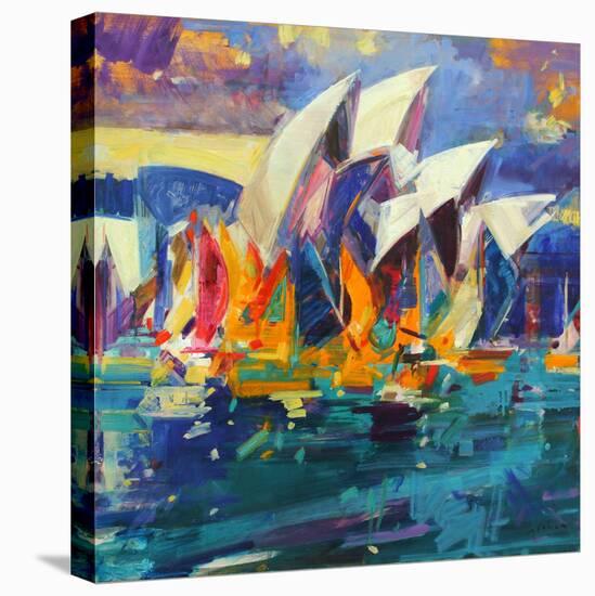 Sydney Flying Colours, 2012-Peter Graham-Stretched Canvas