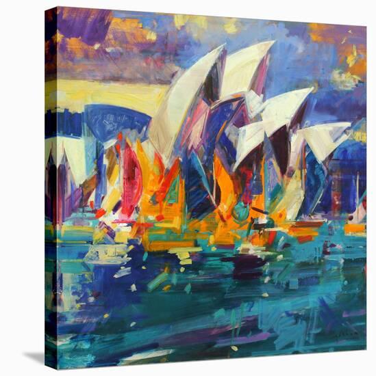 Sydney Flying Colours, 2012-Peter Graham-Stretched Canvas
