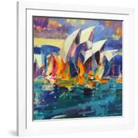 Sydney Flying Colours, 2012-Peter Graham-Framed Giclee Print