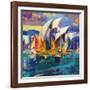 Sydney Flying Colours, 2012-Peter Graham-Framed Giclee Print