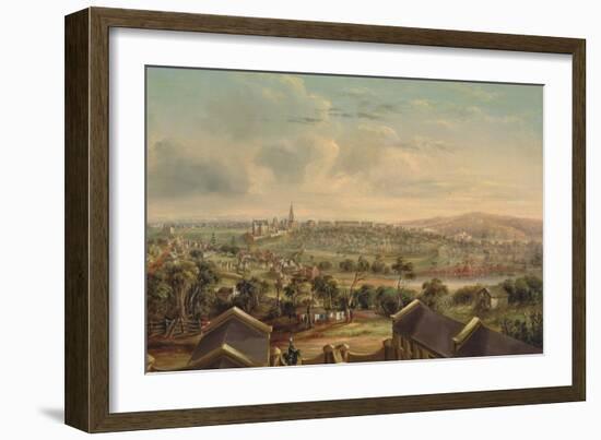 Sydney from Woolloomooloo, 1849-George Edward Peacock-Framed Giclee Print