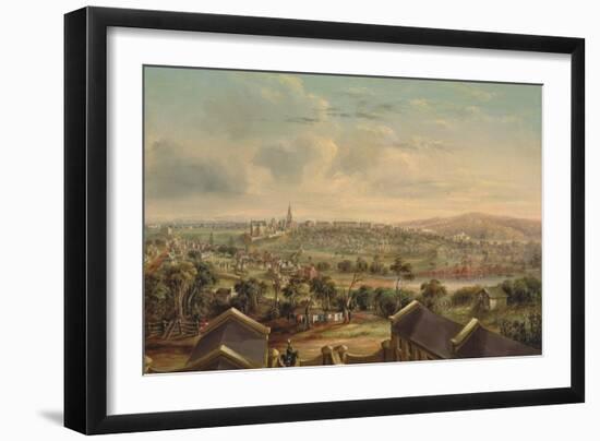 Sydney from Woolloomooloo, 1849-George Edward Peacock-Framed Giclee Print