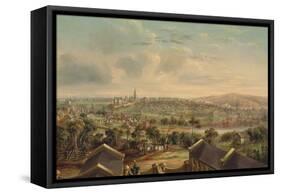 Sydney from Woolloomooloo, 1849-George Edward Peacock-Framed Stretched Canvas