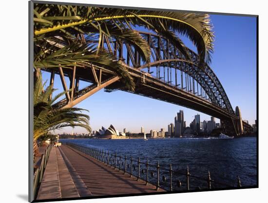 Sydney Harbor Bridge and Sydney Opera House, Australia-David Wall-Mounted Photographic Print