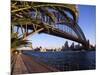 Sydney Harbor Bridge and Sydney Opera House, Australia-David Wall-Mounted Photographic Print