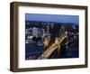 Sydney Harbor Bridge at Night, Sydney, Australia-David Wall-Framed Photographic Print