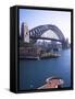Sydney Harbor Bridge, Australia-David Wall-Framed Stretched Canvas