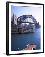 Sydney Harbor Bridge, Australia-David Wall-Framed Premium Photographic Print