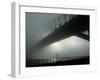 Sydney Harbor Bridge is Covered by a Thick Vail of Fog in the Early Hours of the Morning-null-Framed Photographic Print