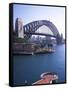 Sydney Harbor Bridge, Sydney, Australia-David Wall-Framed Stretched Canvas