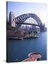 Sydney Harbor Bridge, Sydney, Australia-David Wall-Stretched Canvas