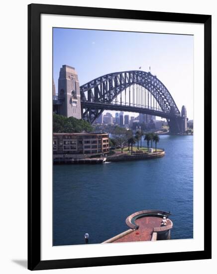 Sydney Harbor Bridge, Sydney, Australia-David Wall-Framed Photographic Print