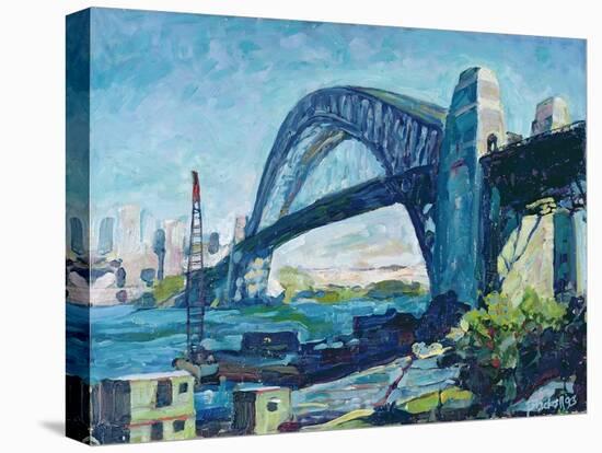 Sydney Harbour Bridge, 1995-Ted Blackall-Stretched Canvas