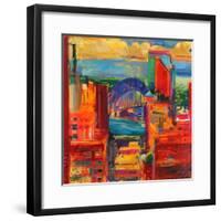 Sydney Harbour Bridge, 2012-Peter Graham-Framed Giclee Print