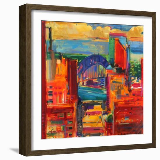 Sydney Harbour Bridge, 2012-Peter Graham-Framed Giclee Print